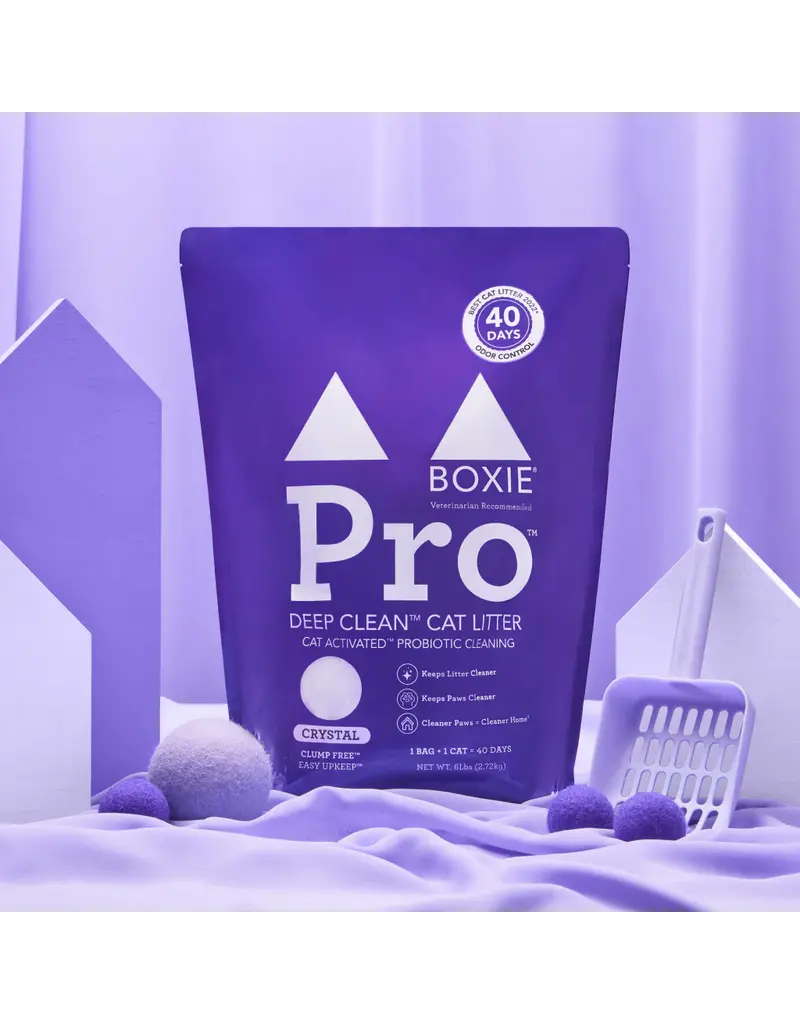 Boxiecat BoxieCat Pro Self-Cleaning Probiotic Crystal Cat Litter 6 Lb