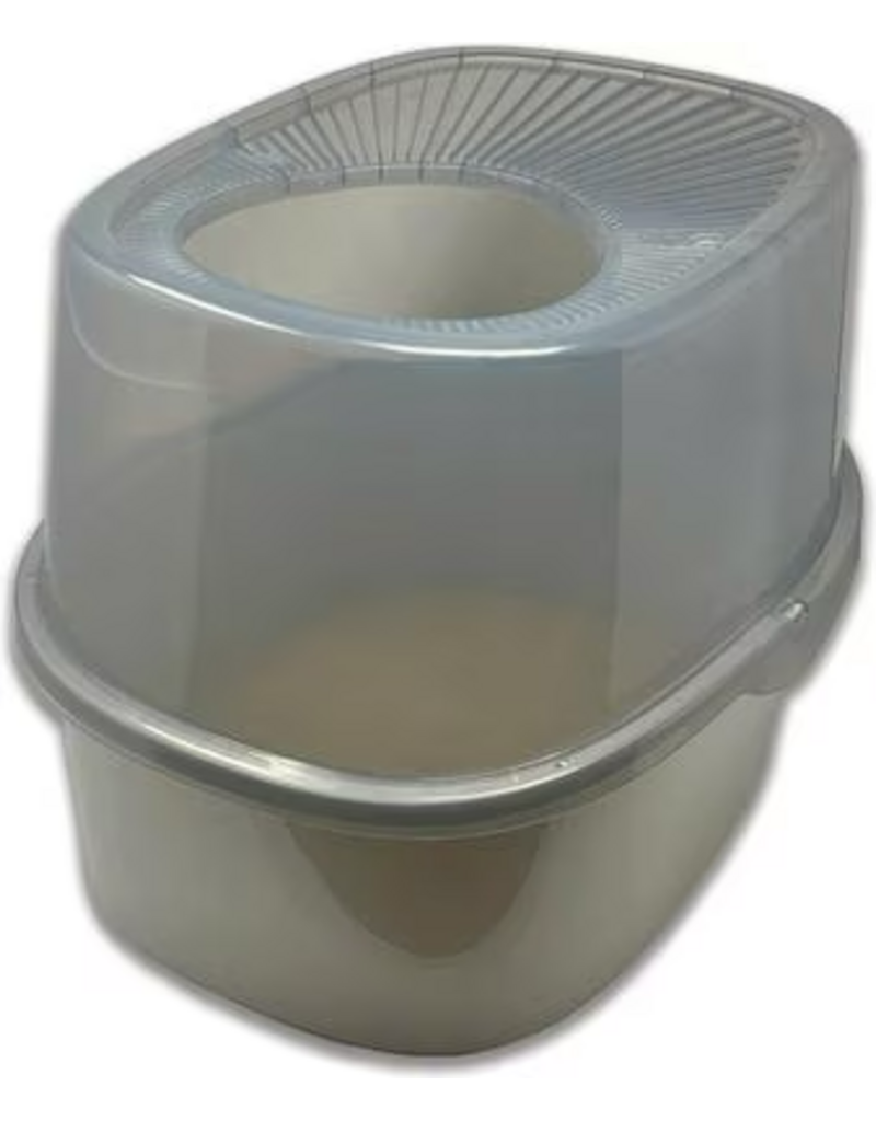 Van Ness Top Entry Cat Litter Pan White Lg