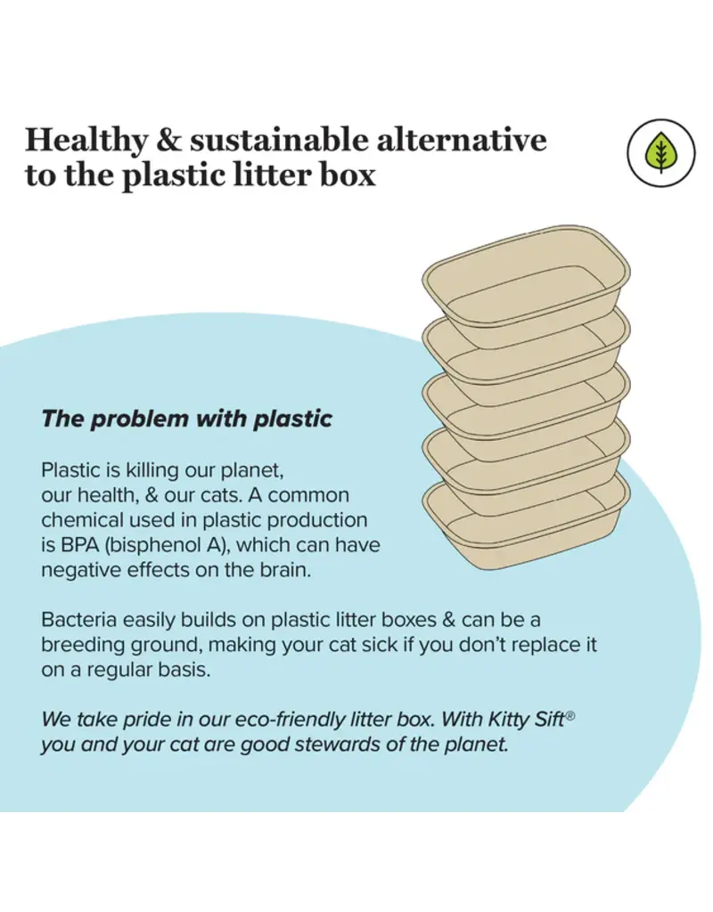 Worldwise Kitty Sift Disposable Cat Litter Box 3-Pk