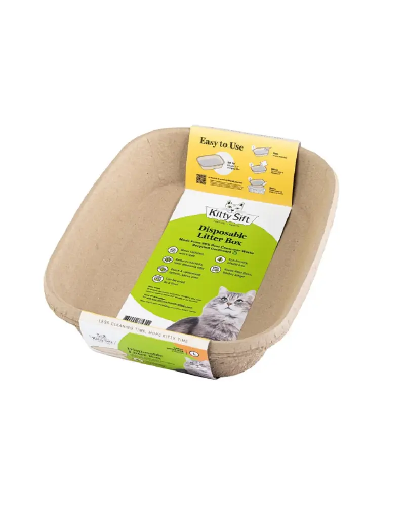 Worldwise Kitty Sift Disposable Cat Litter Box 3-Pk