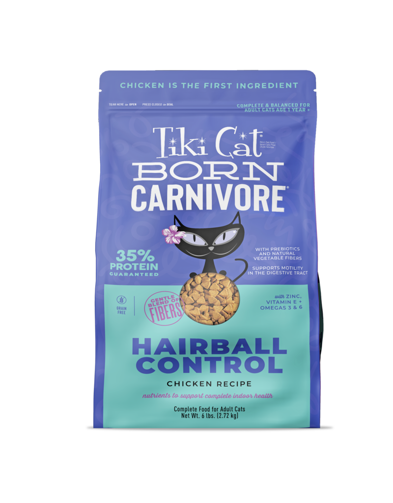 Tiki Pet Tiki Cat Born Carnivore Hairball Chicken 3 Lb