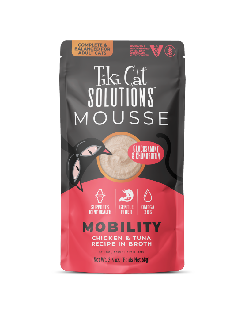 Tiki Pet Tiki Cat Solutions Mobility Mousse Chicken & Tuna 2.4 Oz pouch