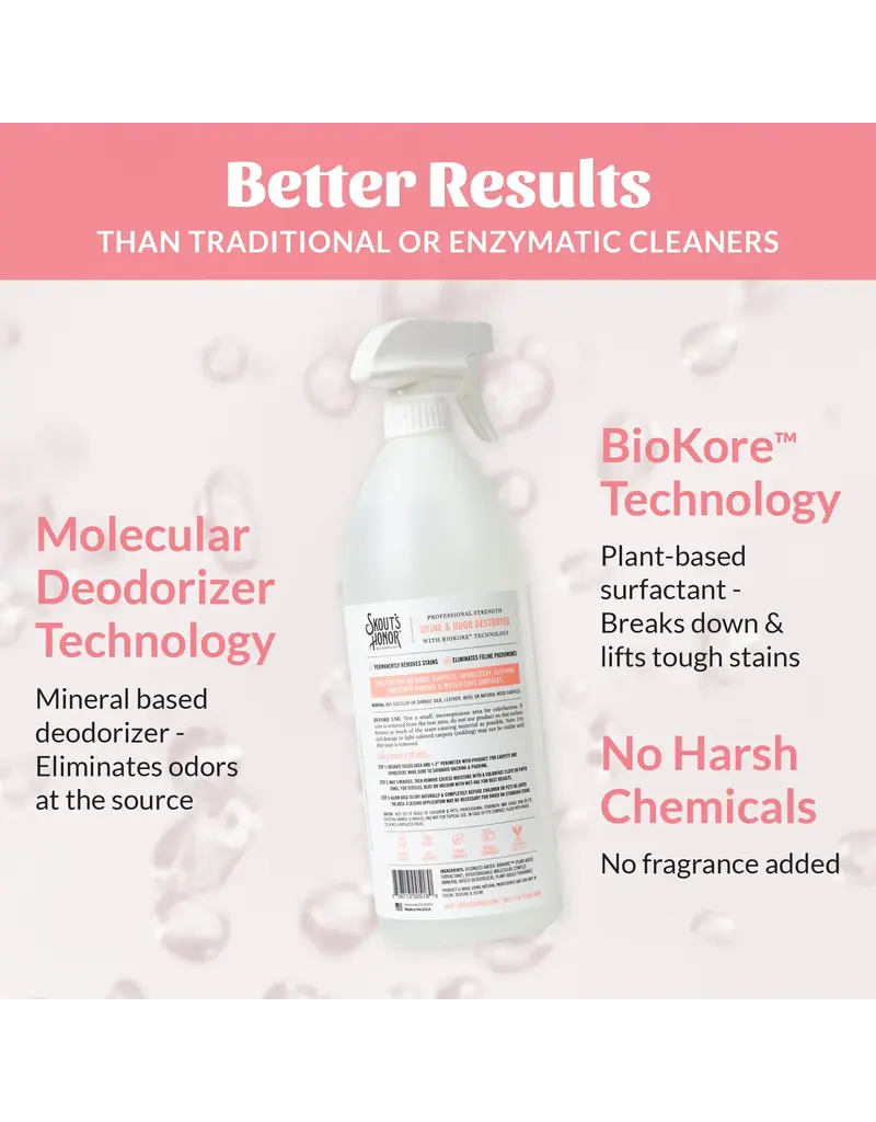 Skout's Honor Skouts Honor Urine & Odor Destroyer Cat Spray 35 Oz