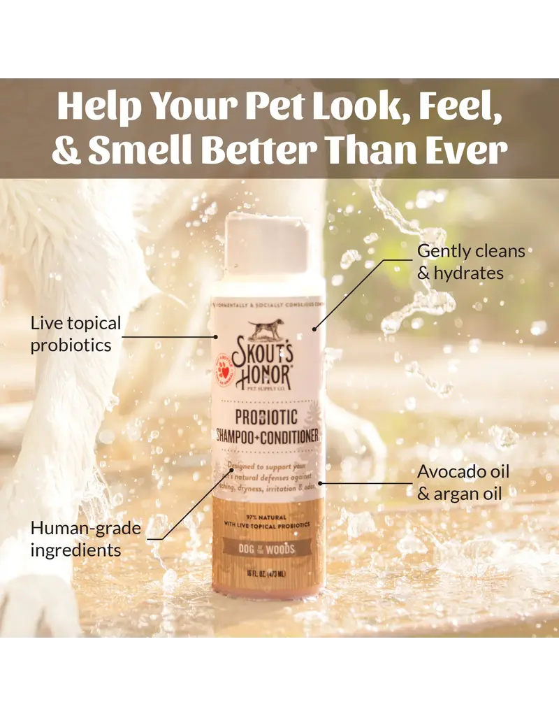 Skout's Honor Skouts Honor Shampoo & Conditioner Dog of the Woods 16 Oz