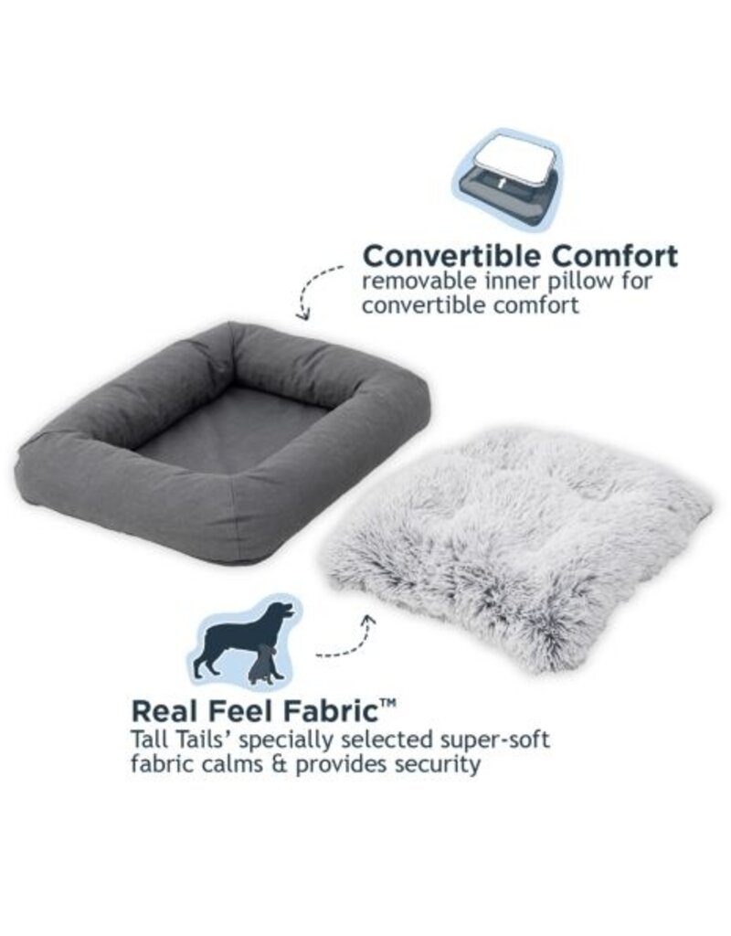 Tall Tails Tall Tails All-In-One Dog Bed Grey