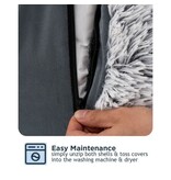 Tall Tails Tall Tails All-In-One Dog Bed Grey