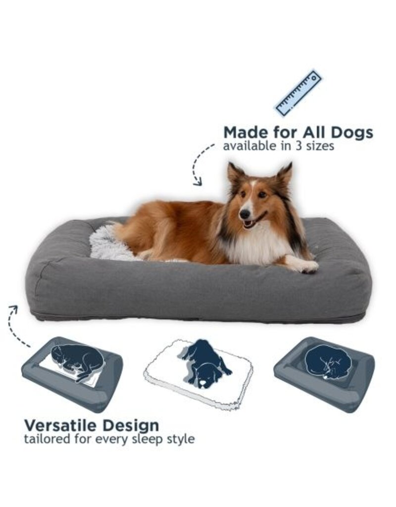 Tall Tails Tall Tails All-In-One Dog Bed Grey