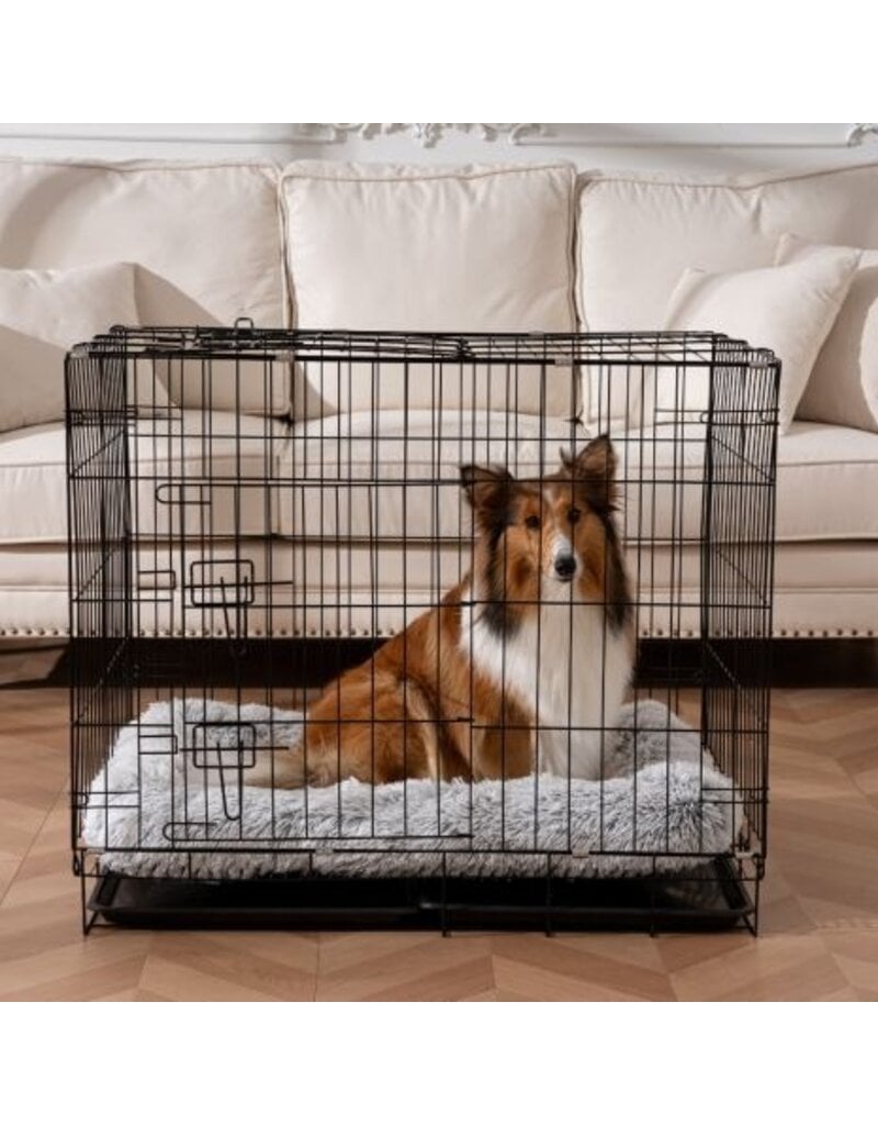 Tall Tails Tall Tails Grey Cuddle Crate Bed