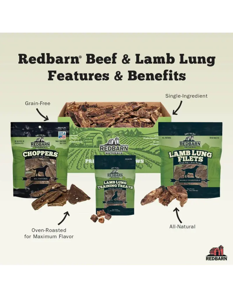 Redbarn Redbarn Naturals Choppers Dog Treats Beef 9 Oz