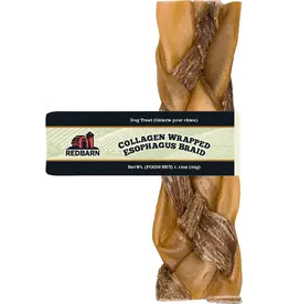 Redbarn Redbarn Collagen Wrapped Esophagus Braid 1.7 Oz