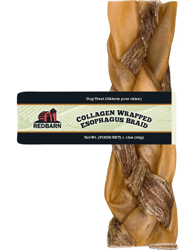 Redbarn Redbarn Collagen Wrapped Esophagus Braid 1.7 Oz