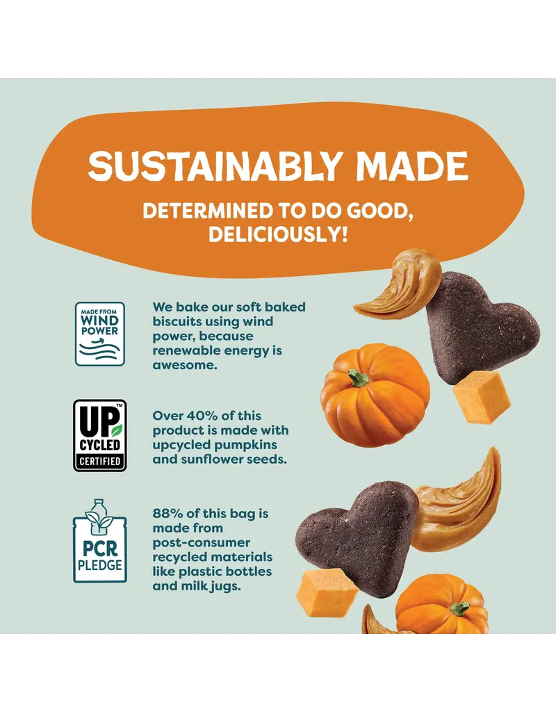 Shameless Pet Shameless Pet Soft Baked Pumpkin Nut Dog Biscuit 6 Oz