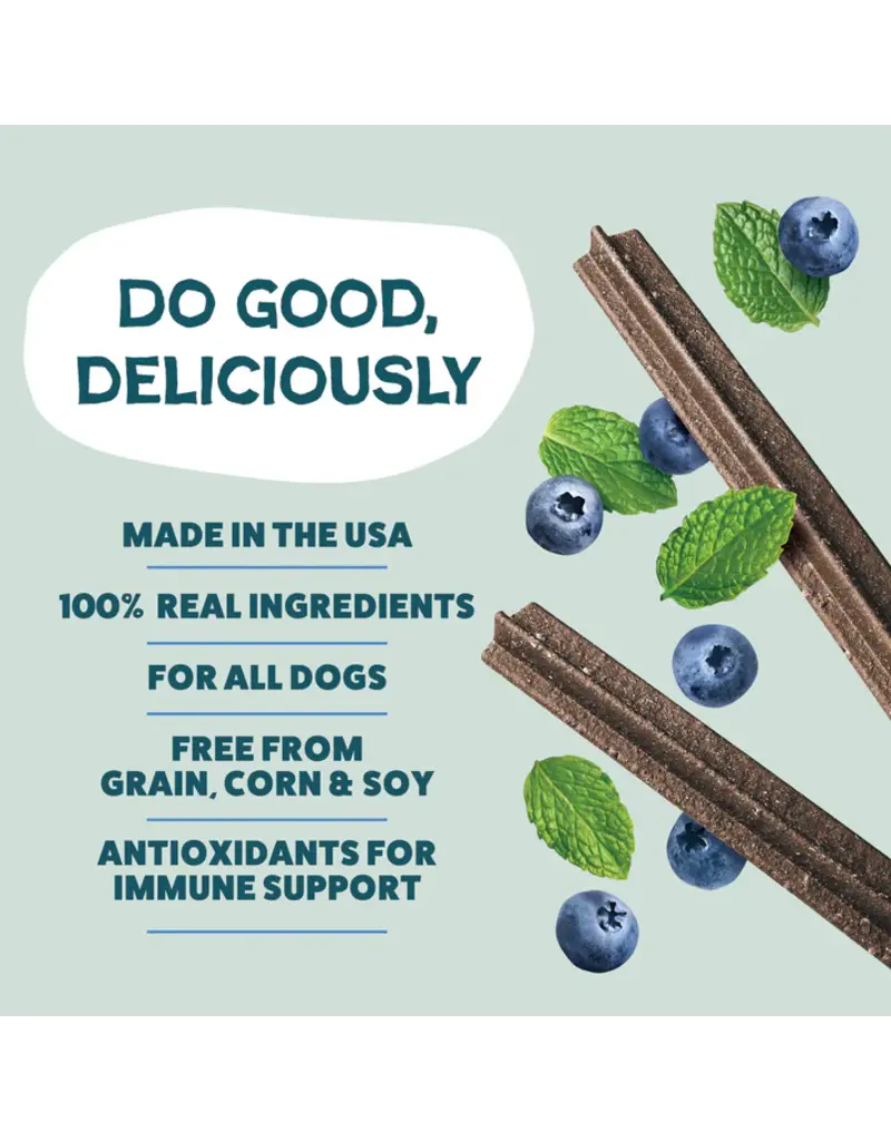 Shameless Pet Shameless Pet Dog Dental Sticks Blueberry/Mint 7.2 Oz