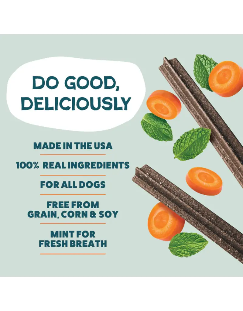 Shameless Pet Shameless Pet Dog Dental Sticks Carrot/Salmon 7.2 Oz