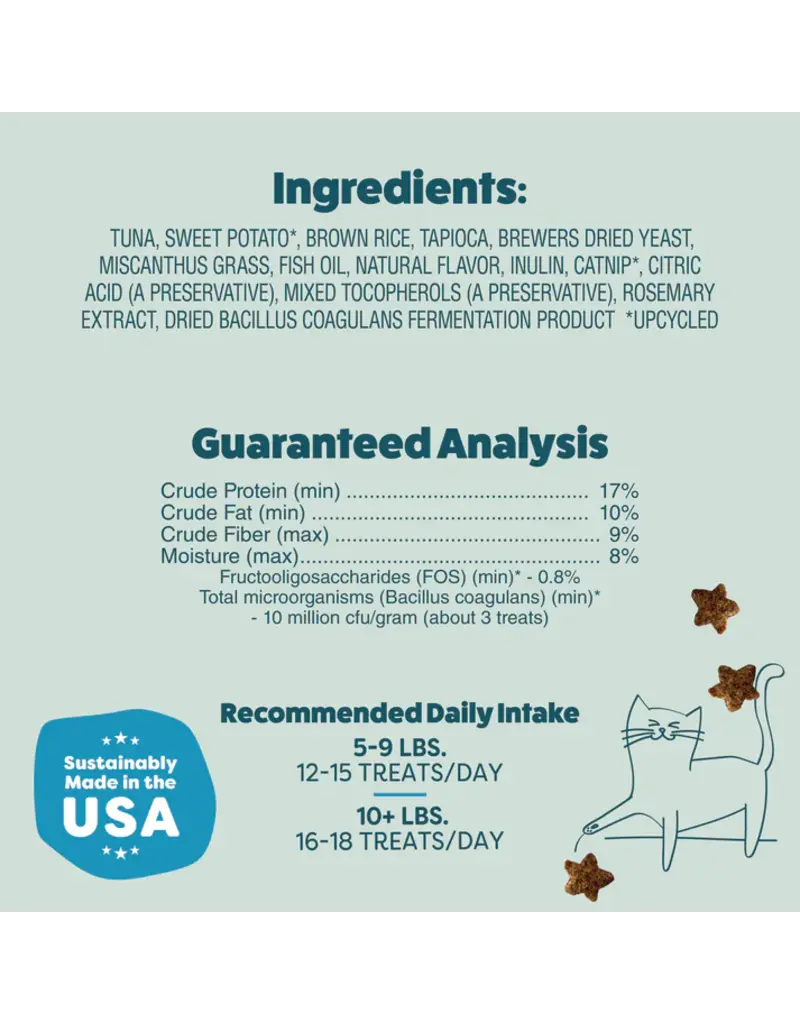 Shameless Pet Shameless Pet Catnip N Chill Tuna & Catnip Crunchy Cat Treats 2.5 Oz