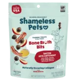 Shameless Pet Shameless Pet Bacon & Bone Broth Dog Training Treats 8 Oz