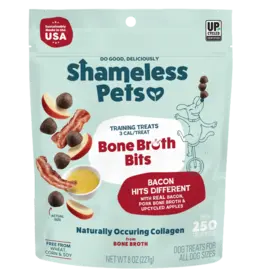 Shameless Pet Shameless Pet Bacon & Bone Broth Dog Training Treats 8 Oz