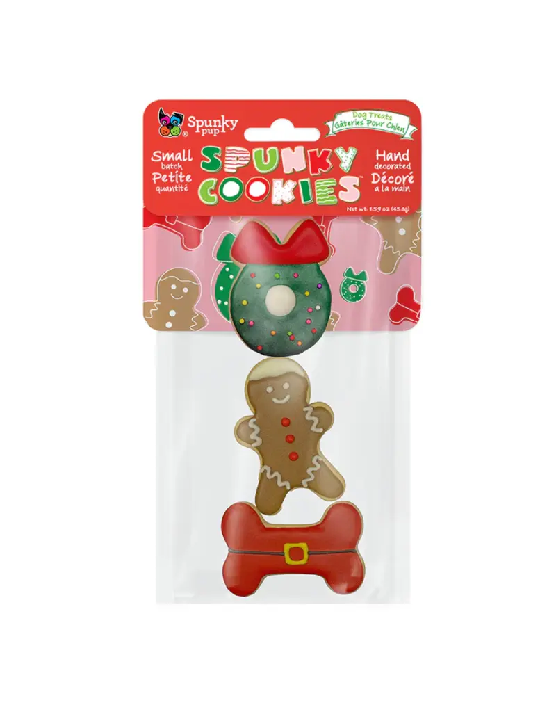 Spunky Pup Spunky Pup Holiday Frosted Cookies Dog Treat