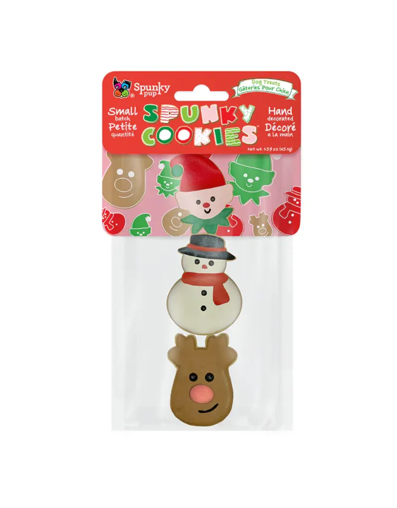 Spunky Pup Spunky Pup Holiday Frosted Cookies Dog Treat
