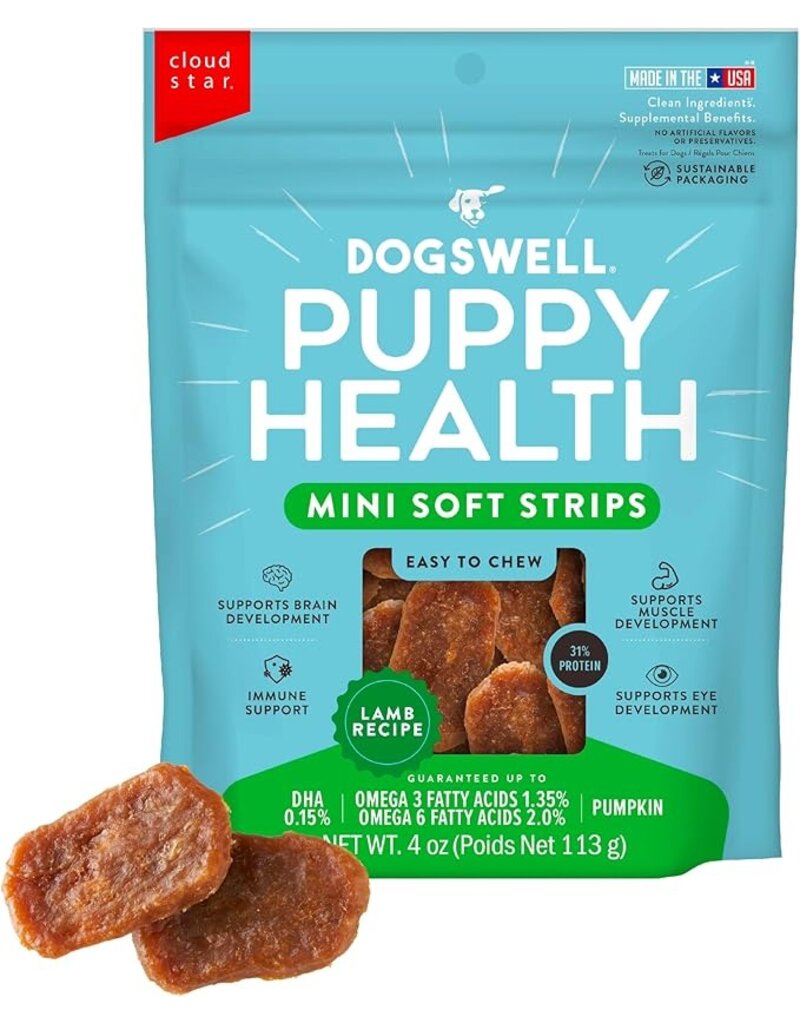 Dogswell Dogswell Puppy Mini Soft Strips Lamb Dog Treat