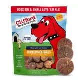 Clifford the Big Red Dog Clifford Soft and Chewy Meatballs Dog Treat Chicken 6 Oz