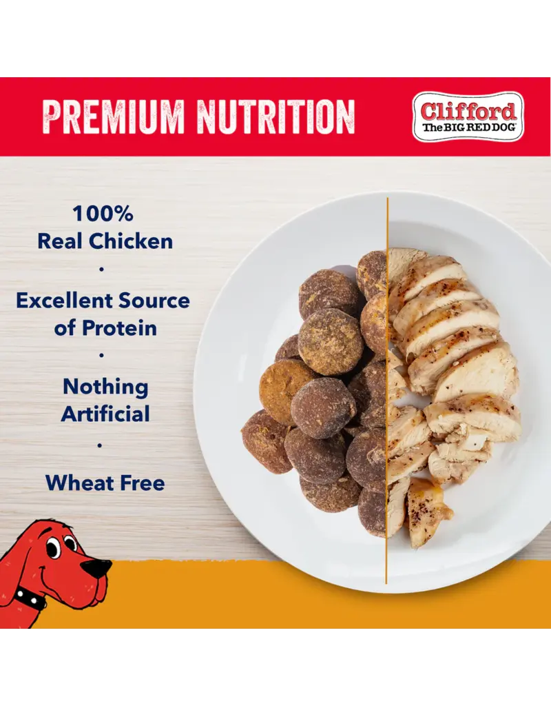 Clifford the Big Red Dog Clifford Soft and Chewy Meatballs Dog Treat Chicken 6 Oz
