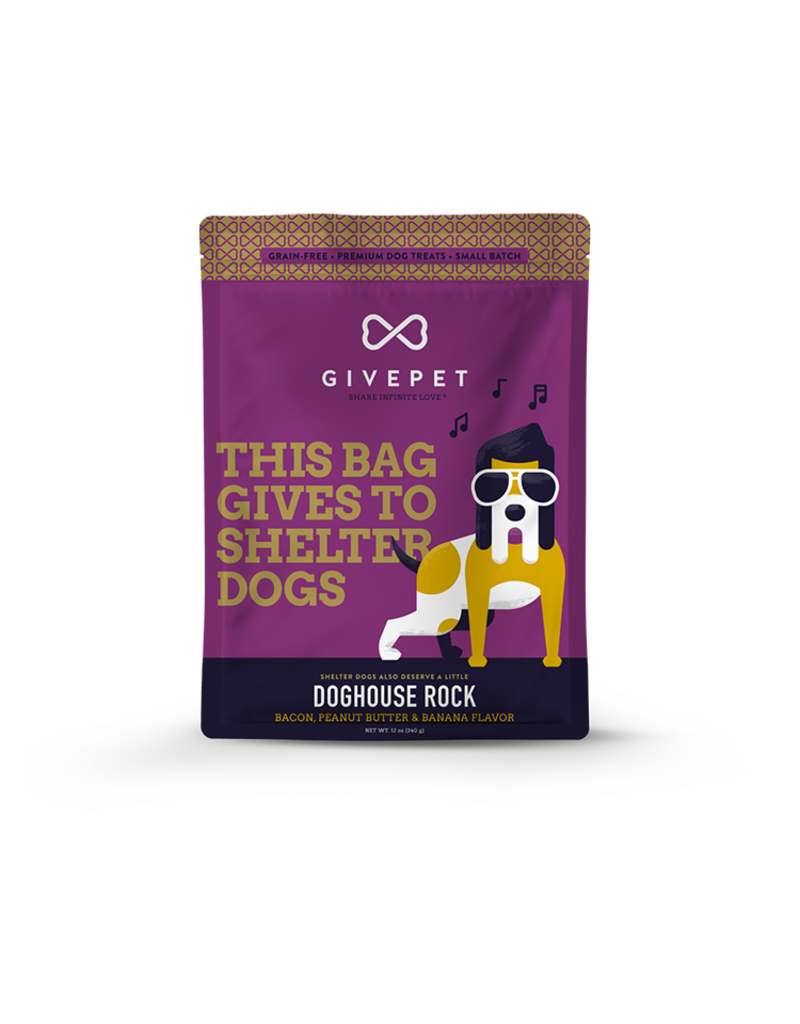 Give Pet GivePet Doghouse Rock Dog Treats 11 Oz