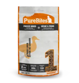 Purebites PureBites Freeze Dried Duck Liver Cat Treat 1.05oz