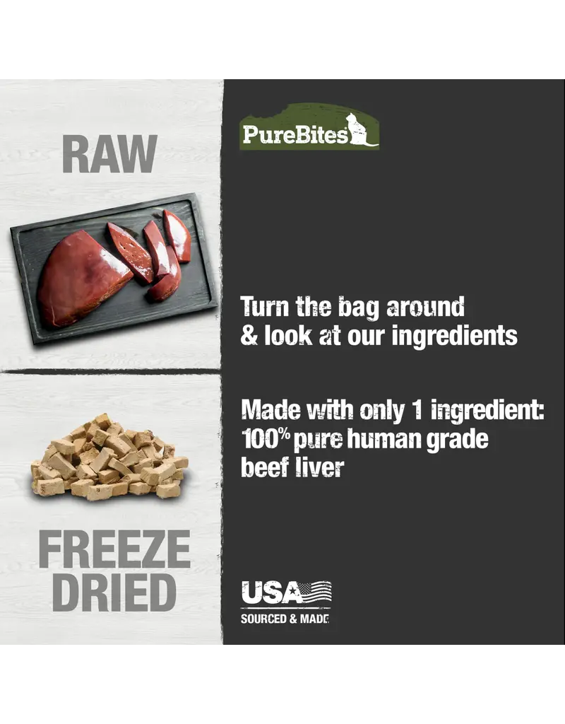 Purebites PureBites Freeze Dried Beef Liver Cat Treats 1.55oz