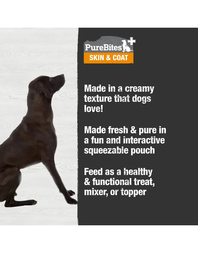 Purebites PureBites Squeezable Skin & Coat Support Dog Treat 2.5 Oz