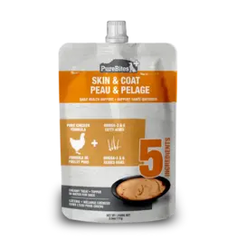 Purebites PureBites Squeezable Skin & Coat Support Dog Treat 2.5 Oz