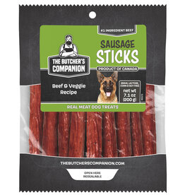 The Butchers Companion Butcher's Companion Sausage Sticks Beef and Veggie Dog Treat 5.3 Oz