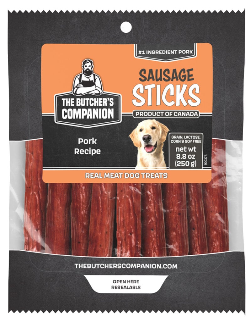 The Butchers Companion Butcher's Companion Sausage Sticks Dog Treats Pork 5.3 Oz