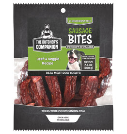 The Butchers Companion Butcher's Companion Sausage Bites Dog Treats Beef/Veg 5.3 Oz