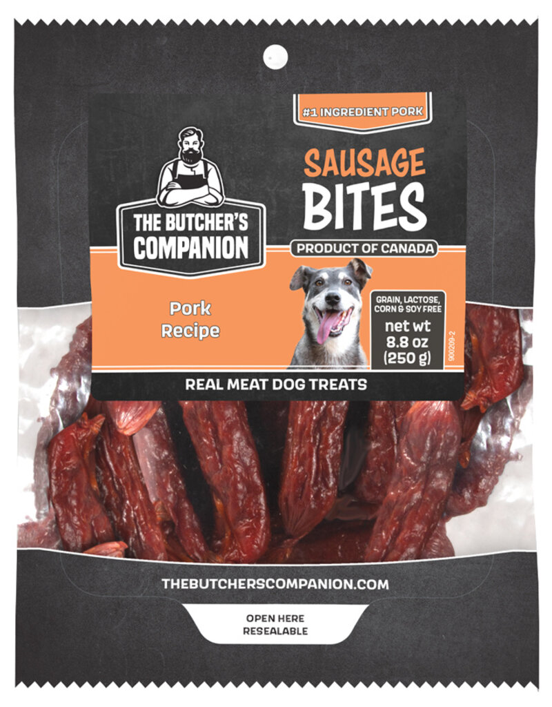 The Butchers Companion Butcher's Companion Sausage Bites Dog Treats Pork 6.17 Oz