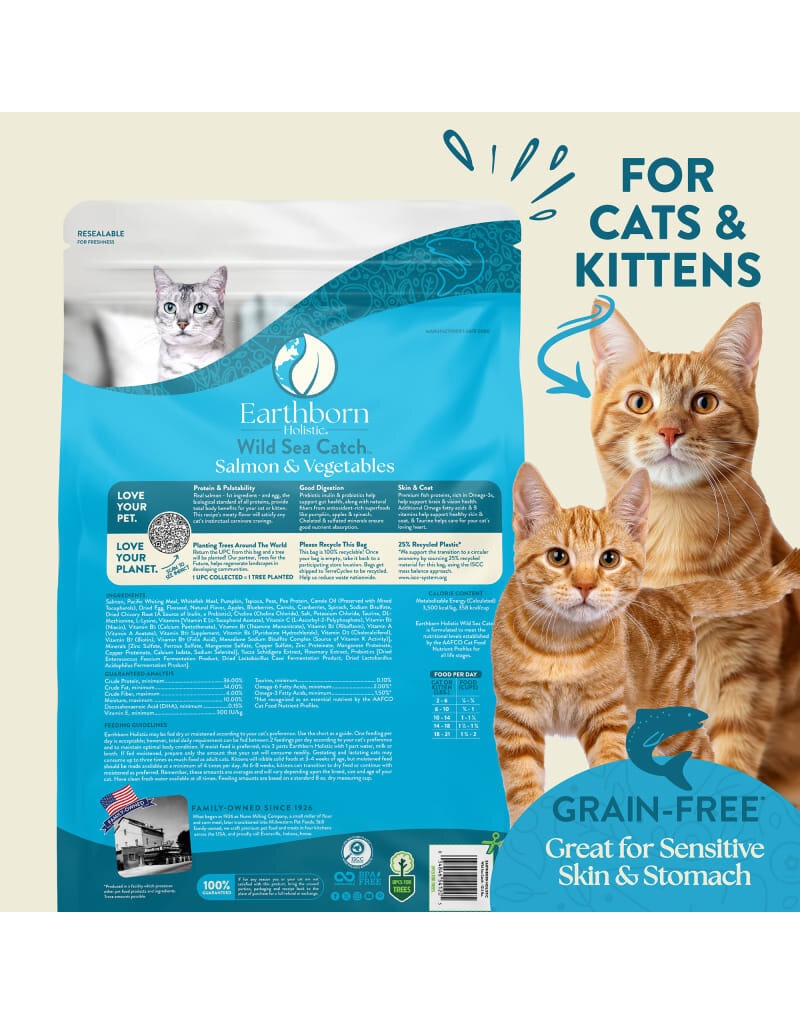 Earthborn Holistic Earthborn Holistic Wild Sea Catch Dry Cat Food 4LB