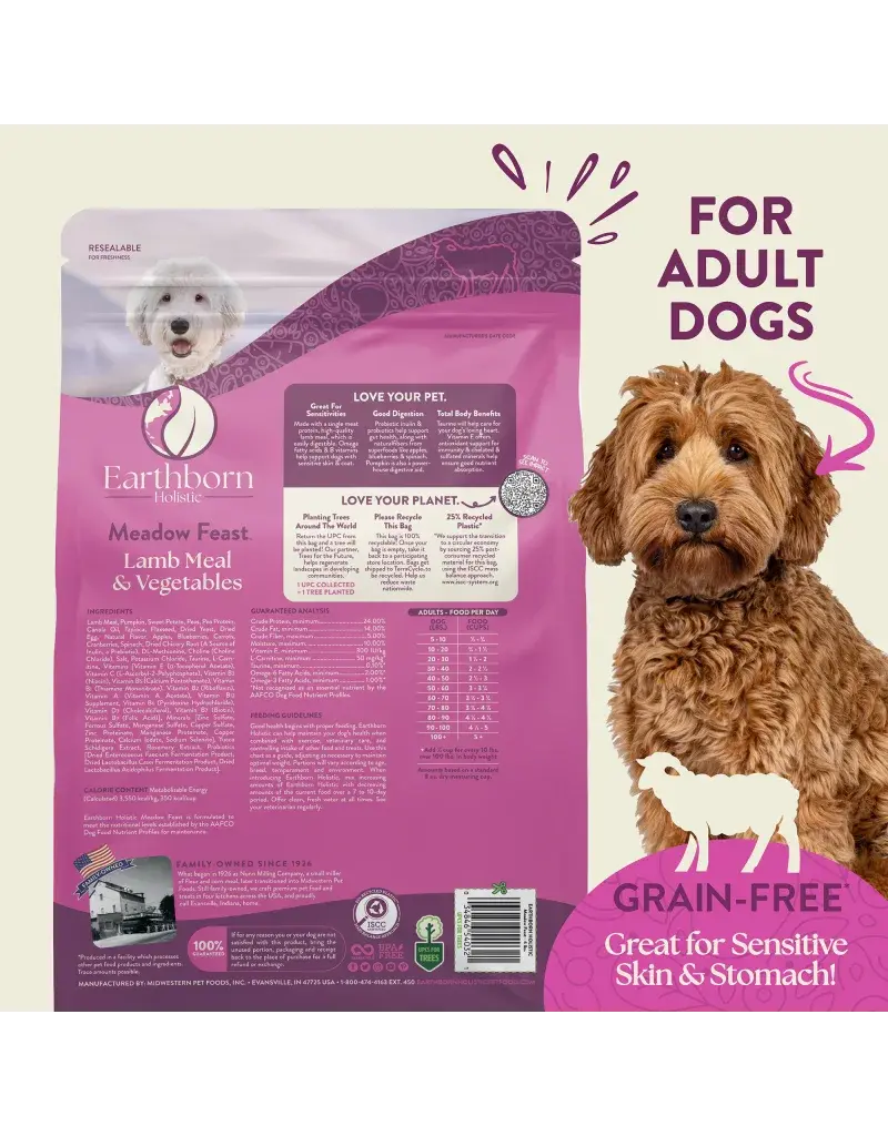 Earthborn Holistic Earthborn Meadow Feast Pea Free Lamb