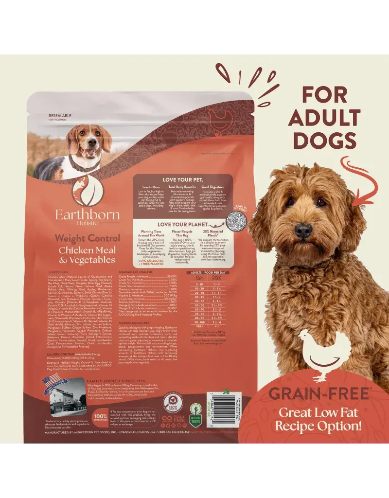 Earthborn Holistic Earthborn Weight Control Dry Dog Food 12.5 Lb