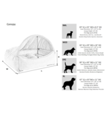 Bowsers Pet Products Bowsers Canopy Dog Bed