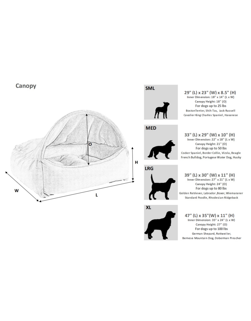 Bowsers Pet Products Bowsers Canopy Dog Bed