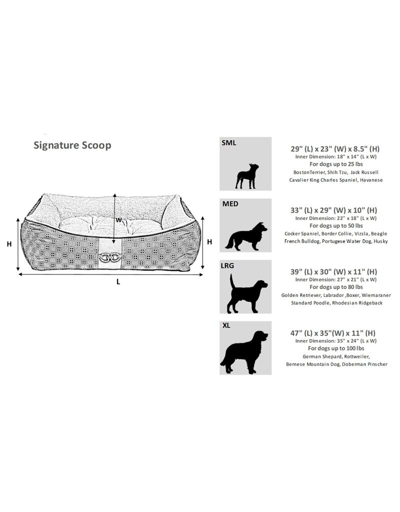 Bowsers Pet Products Bowsers Signature Scoop Dog Bed