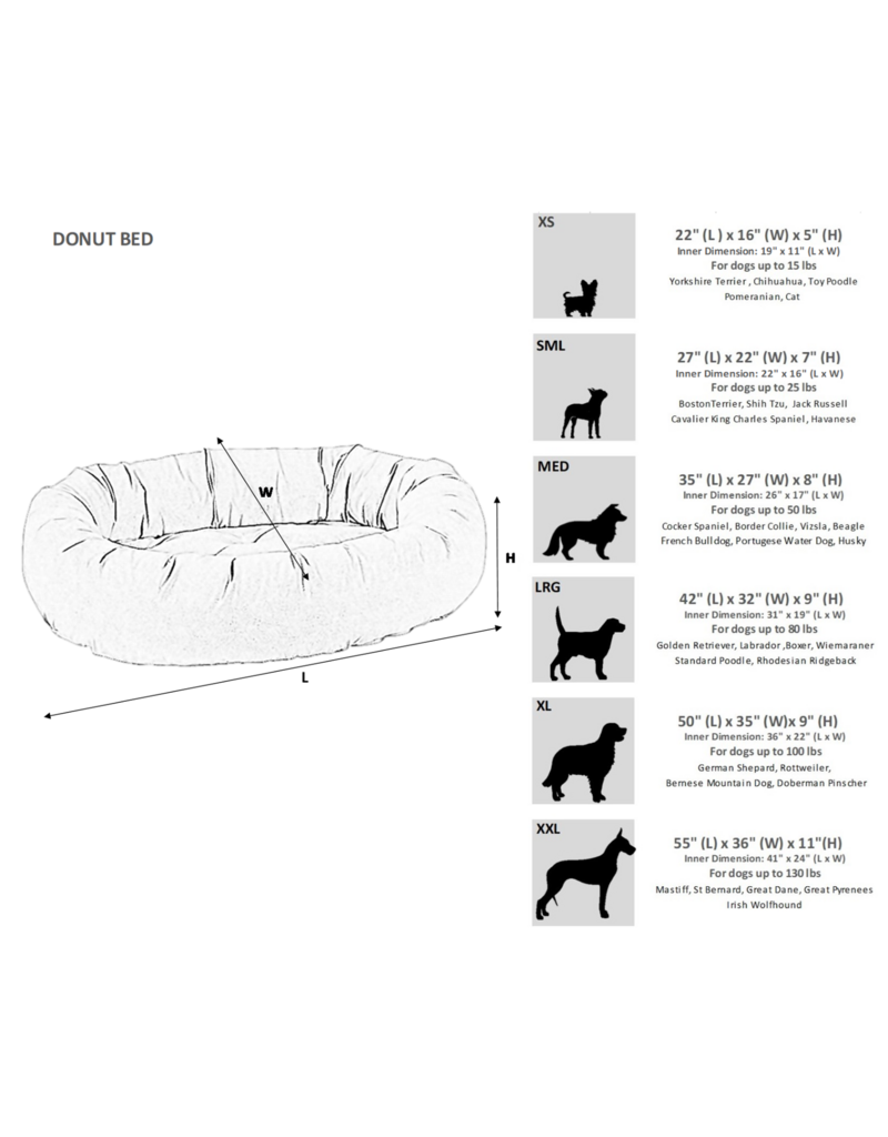 Bowsers Pet Products Bowsers Pet Products Donut Dog Beds
