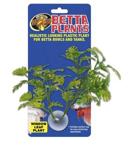 Zoo Med Zoo Med Betta Plants Window Leaf Plastic Plant Grn