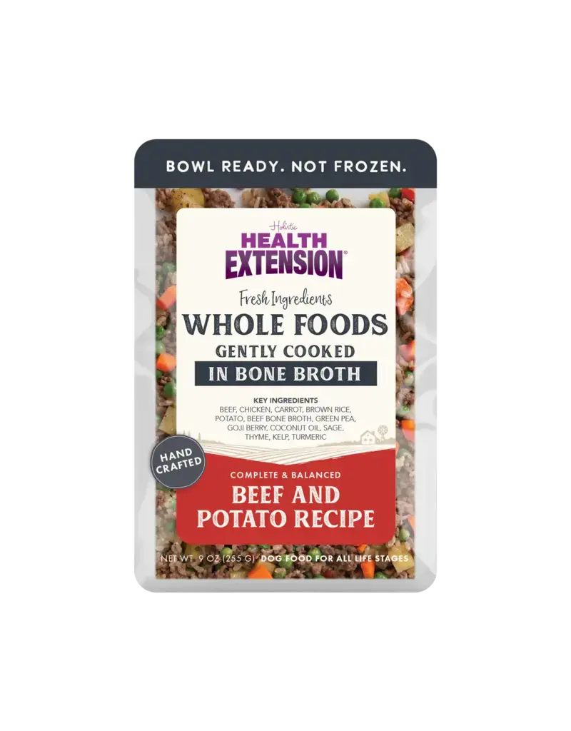Health Extension Health Extension Gently Cooked Beef and Potato Recipe Dog Food 3oz pouch