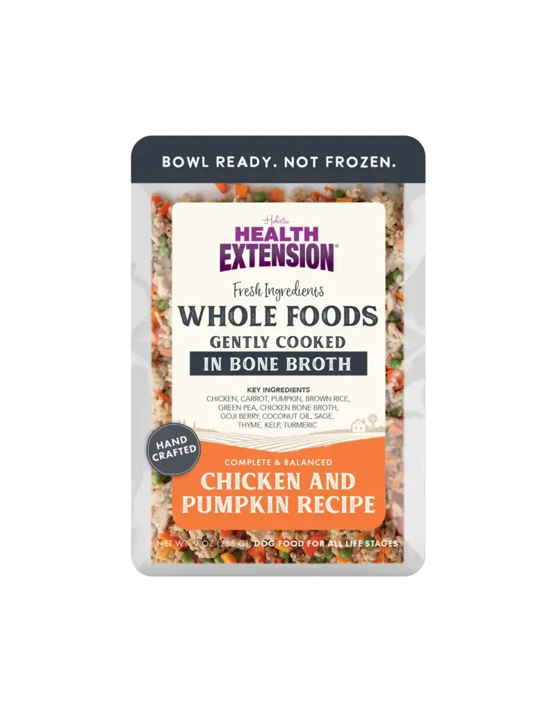 Health Extension Health Extension Gently Cooked Chicken and Pumpkin Recipe Dog Food 3oz pouch