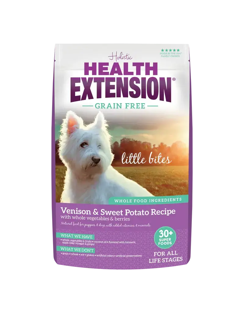 Health Extension Health Extension Little Bites Dog Food GF Venison /Vegetable/Berry 3.5 Lb