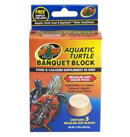 Zoo Med Zoo Med Aquatic Turtle Banquet Block Food & Supplement 5 Pk