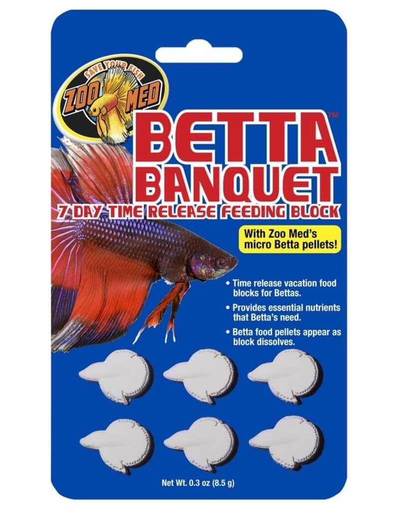 Zoo Med Zoo Med Betta 7 Day Feeding Block 6 Pk