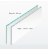 Aquatop Aquatop High Clarity Bookshelf Style Tall Glass Aquarium with Lid