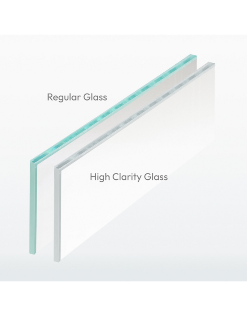 Aquatop Aquatop High Clarity Bookshelf Style Tall Glass Aquarium with Lid